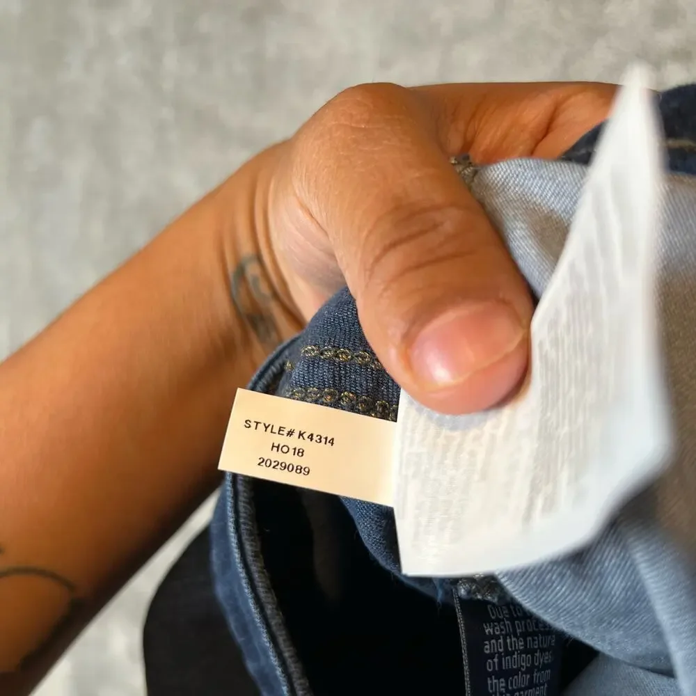 Madewell Petite Curvy High-Rise Skinny Blue Jeans in Hayes Wash Size 35P Women's - Picture 9 of 9